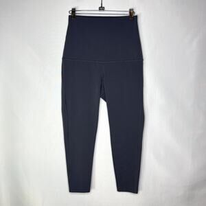 Pure Barre Women’s High Rise Cropped Activewear Leggings Gray Size Large